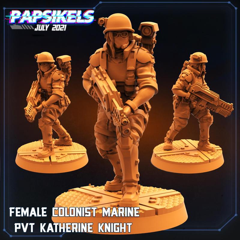 FEMALE COLONIST MARINE PVT KATHERINE KNIGHT