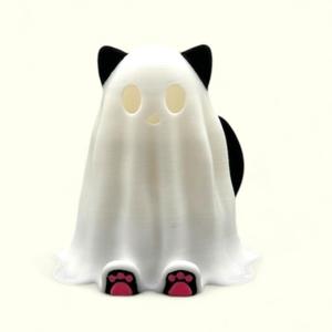 Spooky Glow Cat – No-Support Tea Light Holder