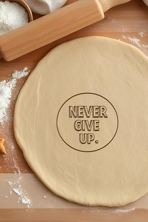 Never Give Up Cookie Cutter, Biscuit Cutter