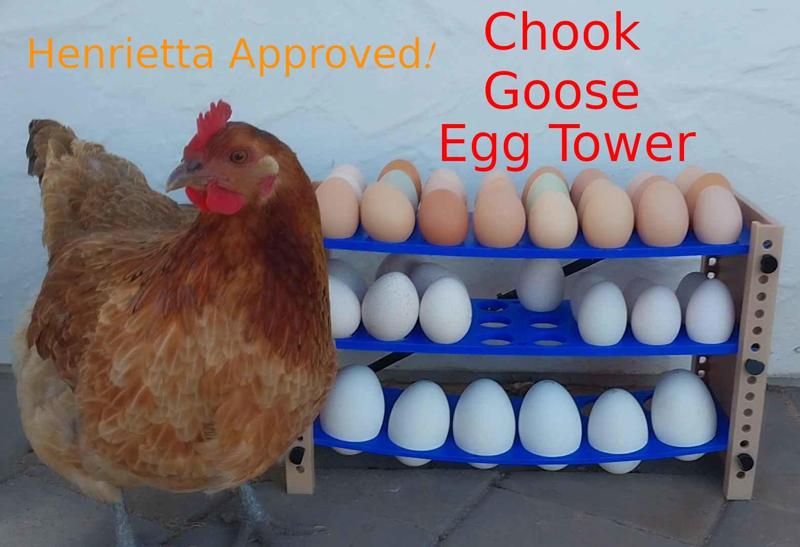 Chook and Goose Egg Tower
