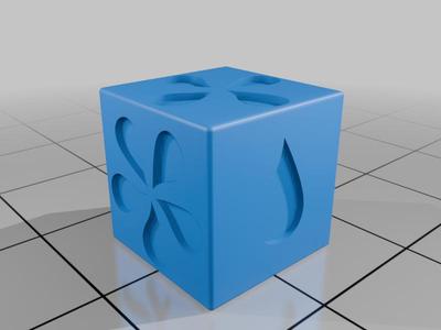 TC dice token - blood blessing markers