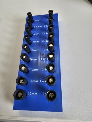 Nutdriver organizer