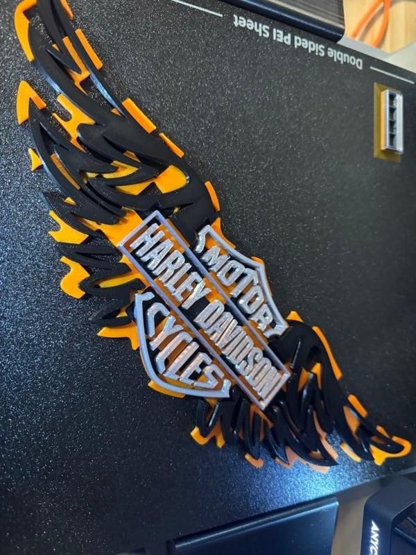 Harley-Davidson Wings - Various studies - WALLART - REMIX