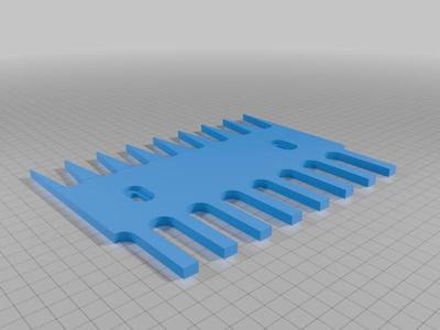 Zinkenschablone - dovetail template