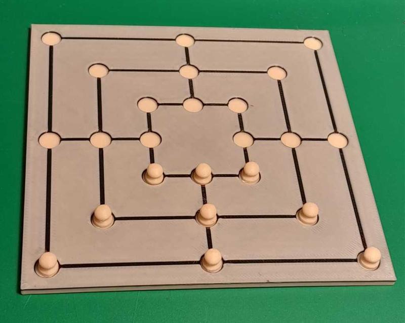 Nine Stone Game - Dokuz Taş Oyunu