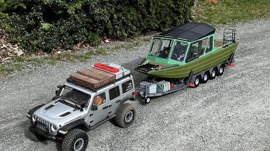 TRAILER FOR BIG JETTY - 1/6 TRAILER FOR AXIAL SCX6