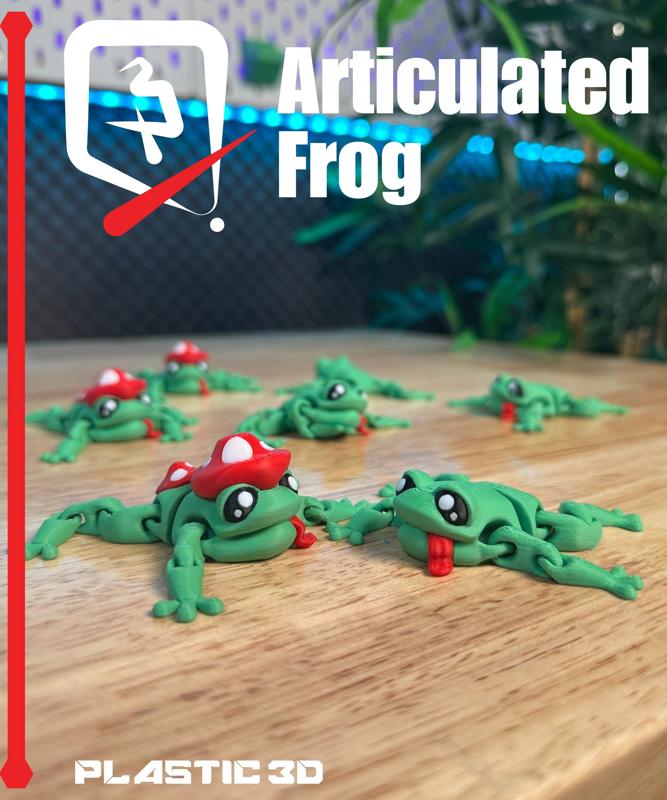Plastic3D Articulated Frog