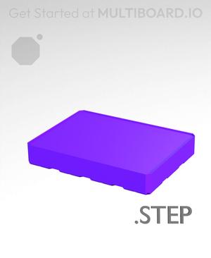 4x3x0·75 - Multibin Insert - STEP Remixing File
