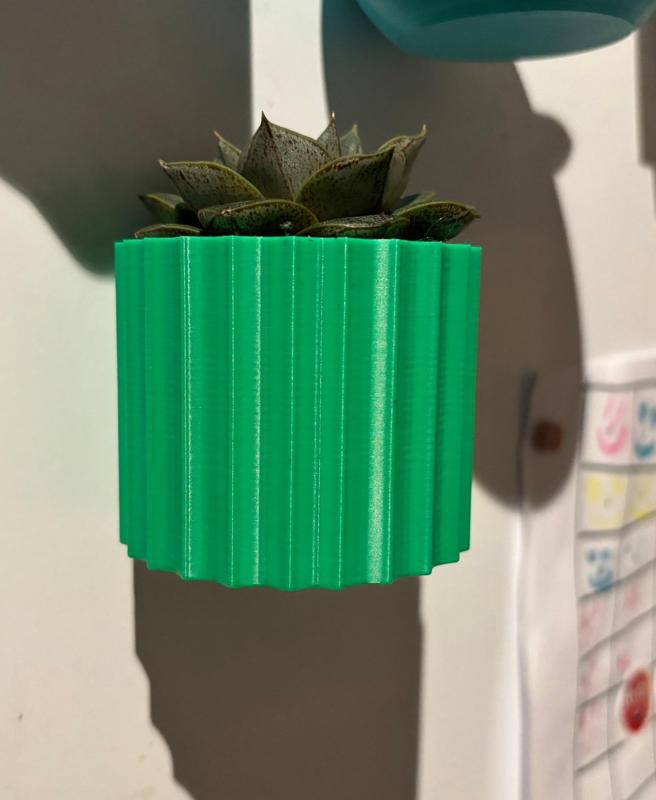  Fridge magnetic planter for succelent plants - 1