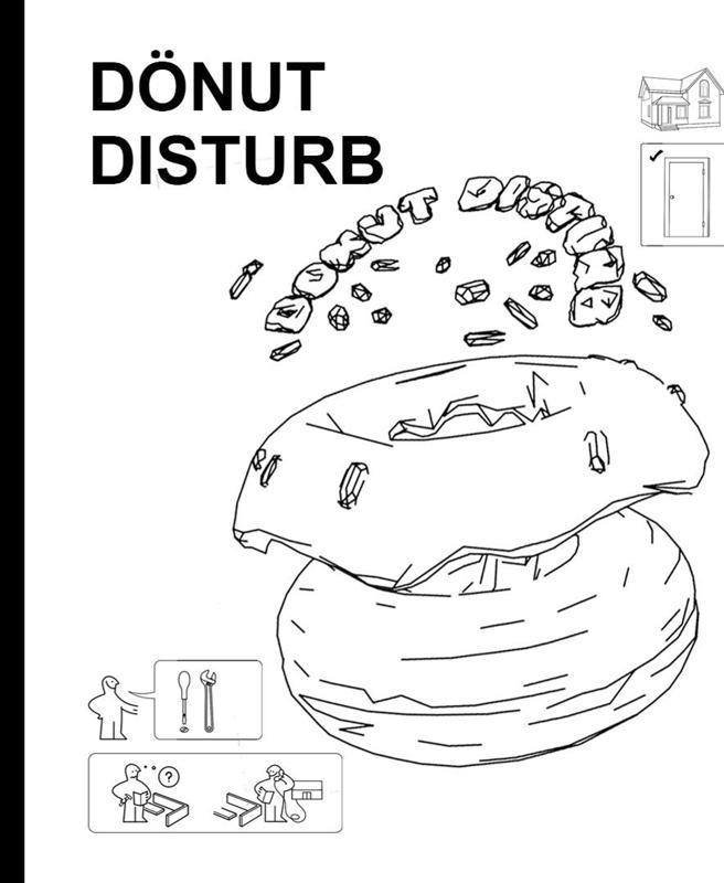 Donut Disturb - Door Hanger 