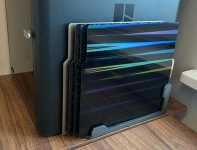 Standing Build Plate Holder 5 plates