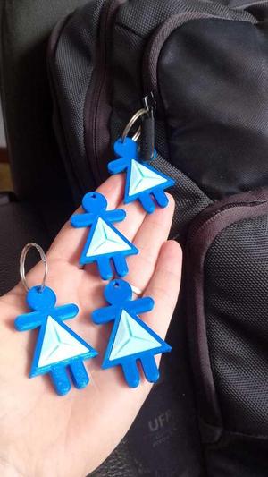 Chaveiro Menina nas Exatas