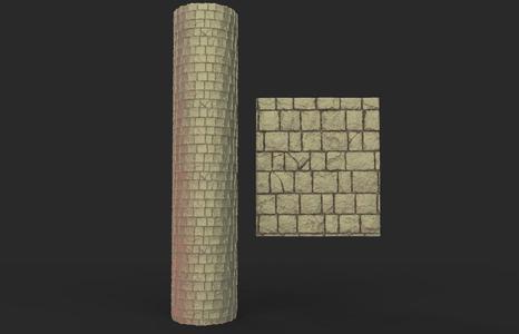 Texture rolling pin No19