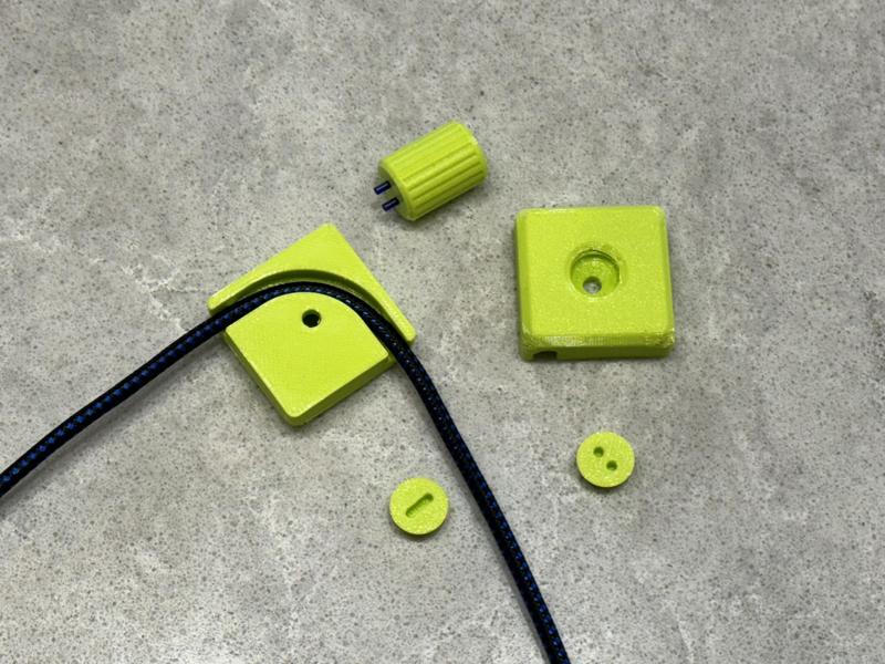 Low-profile wall cable wire clip