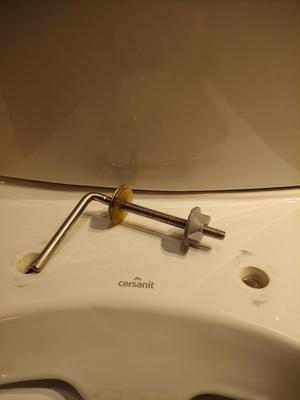 Cersanit toilet seat hand nut