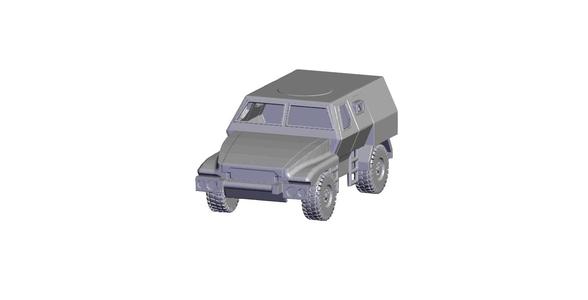 1/87 Scale Caiman 4x4 BAE Systems MRAP.stl