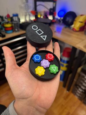 Squid Games Gonggi - Multicolor & Single Color print