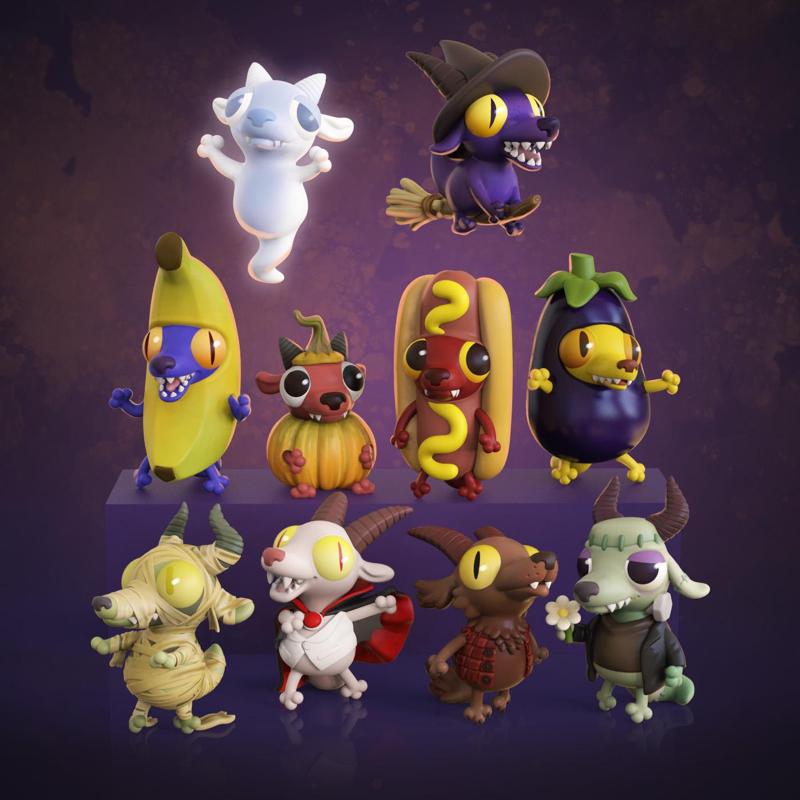 Kobold Halloween Costume Party! Bundle of 10 little guys!