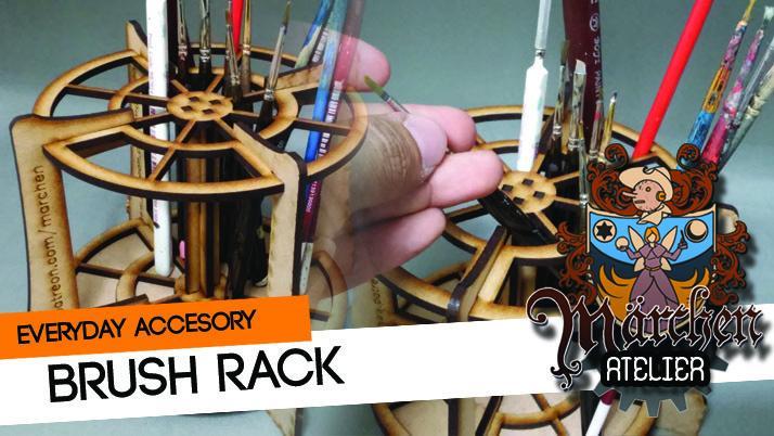 Hobby Brush Rack
