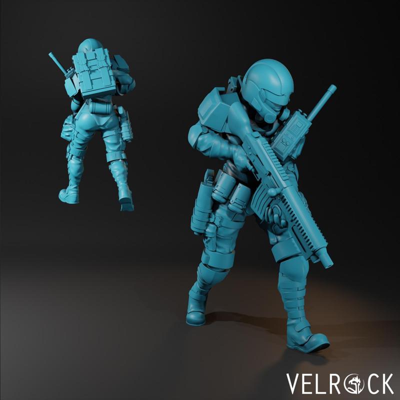 Tempest Guardsman Rifleman 10 (Female) (PRESUPPORRTED)
