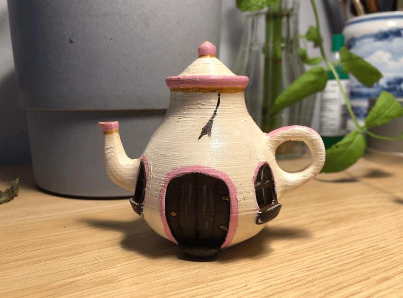 Teapot Fairy House