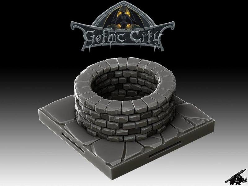 Gothic City Well (JOIN our PATREONs)