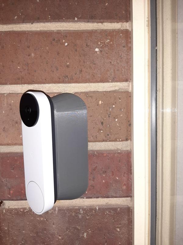 Nest Doorbell Battery 45 degree mount