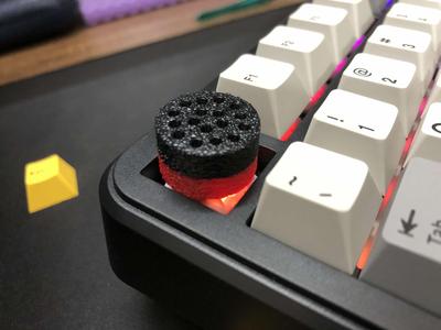 Honeycomb Charcoal Keycap