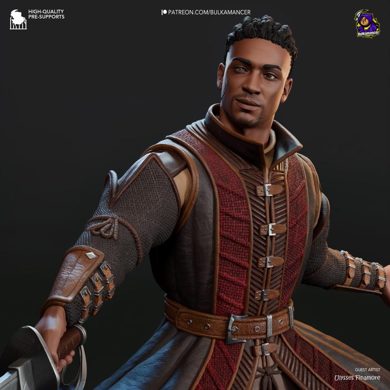 Frontier Warlock (235mm) + Bust (157mm)