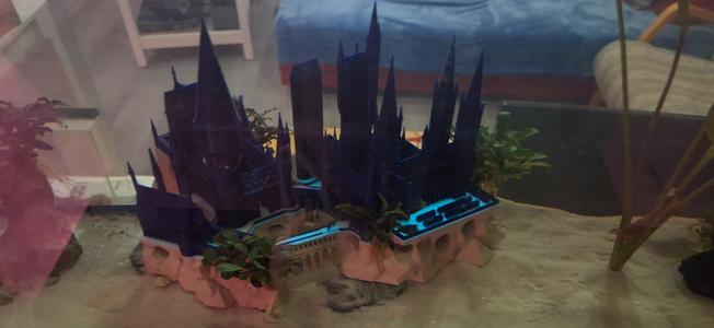 Hogwarts castle remix for aquarium