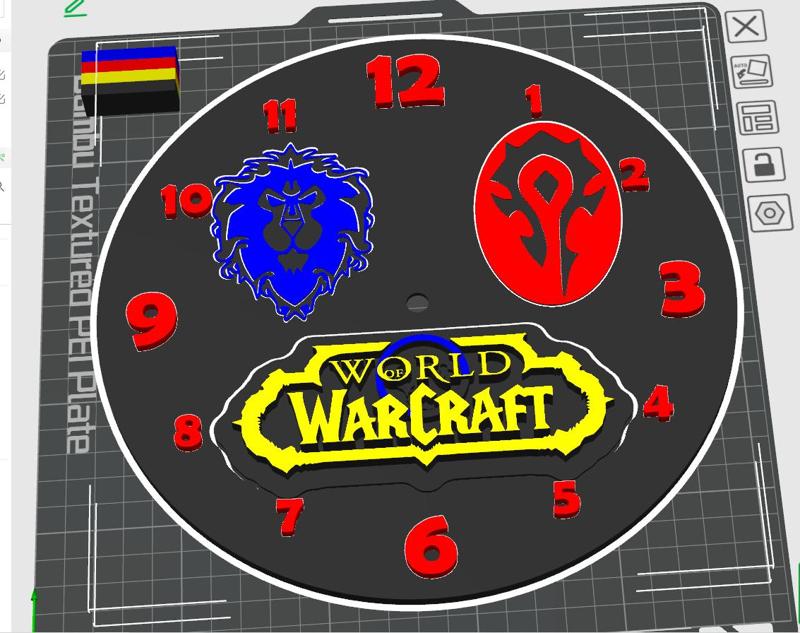 World of Warcraft Clock