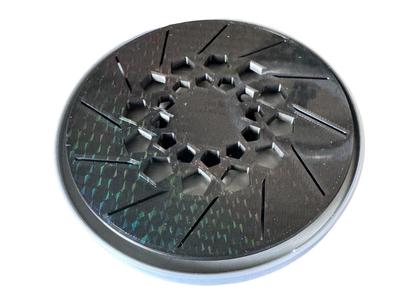 Coaster with drainage holes and collector
