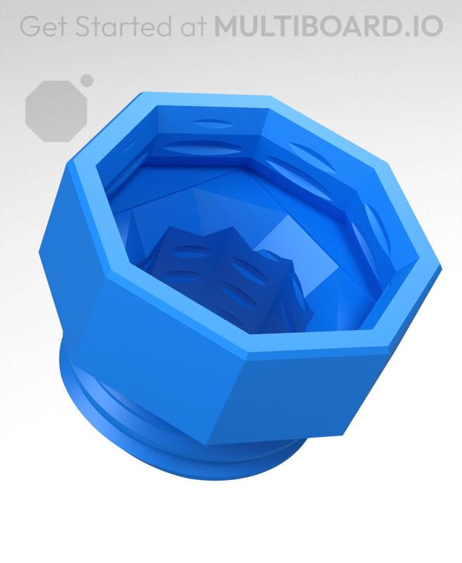 9 mm Big Thread, Multihead, Push-Fit Hole, Shank Bolt