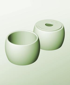 CR128-105-P Pierced container modular stackable module bin box