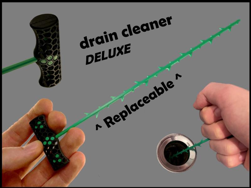 drain cleaner DELUXE | replacable cleaning tool