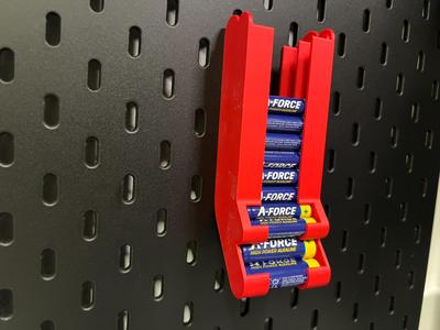 AA&AAA Battery Holder for IKEA Skadis