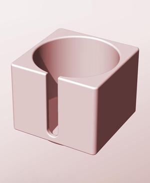 CS68-60-S Modular stacking slotted container for home decor