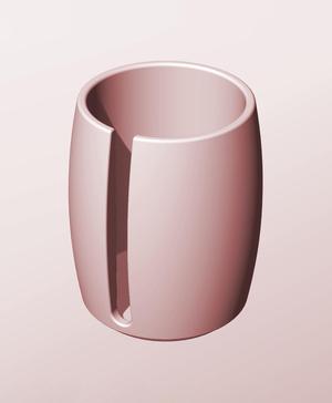 CR68-100-S Stackable slotted bin box module for creative decor