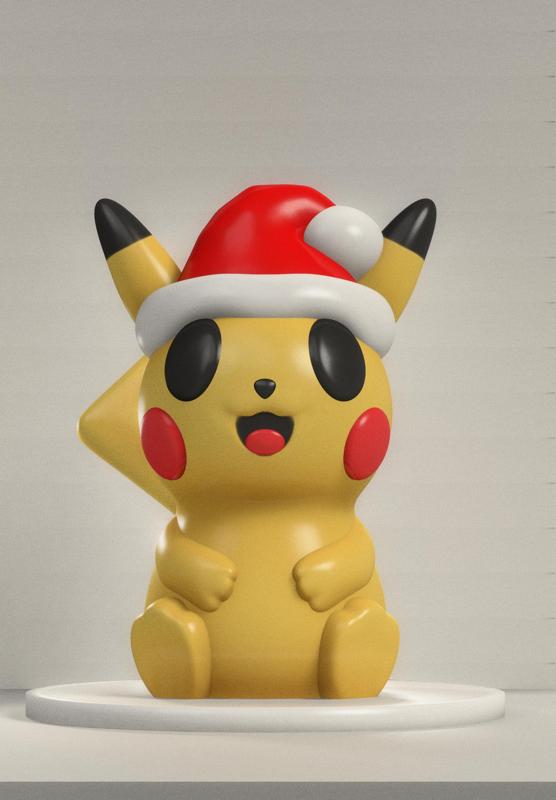 Santa Pikachu - Pokemon - No Support