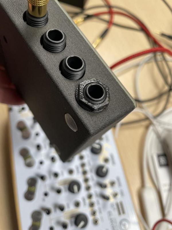 1/4" Audio Jack Nut, Low Profile