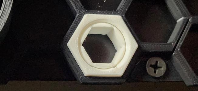 Screwiverse Insert and Screw for Standard Honeycomb Storage Wall (HSW) Fasteners