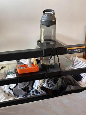 Lofted Bed Bedside Table and Organizer
