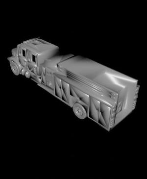 1/72 Scle Freightliner M2 106 Crew Cab Fire Truck.stl