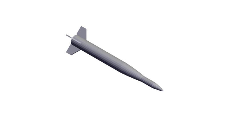 1/100 Scale Chinese DF-15C Missile.stl