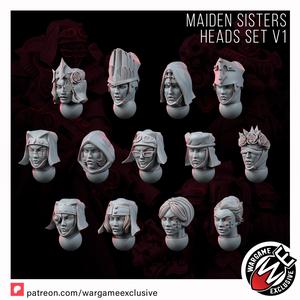 MAIDEN SISTERS HEADS SET V1