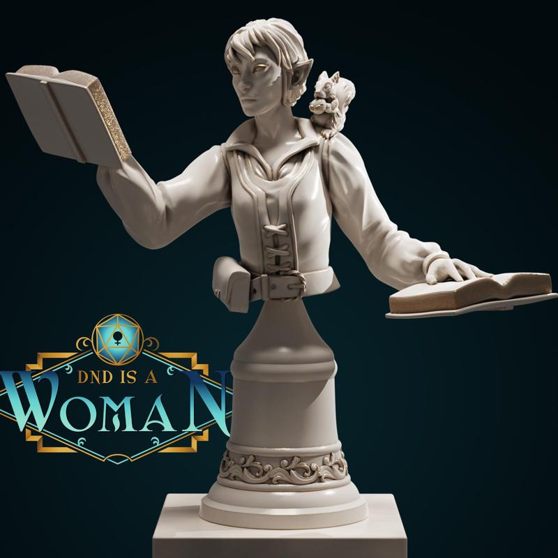 Elf Wizard - Mohrigya - Bust