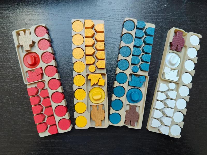 Great Western Trail New Zealand Player tray   