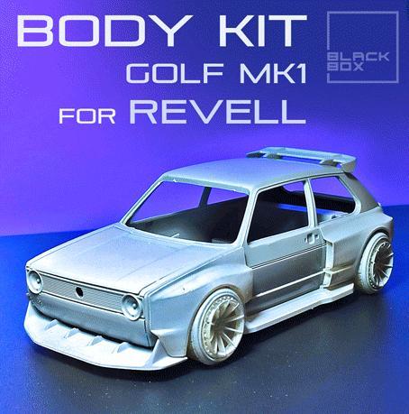 GOLF 1 BODYKIT FOR REVELL 1/24