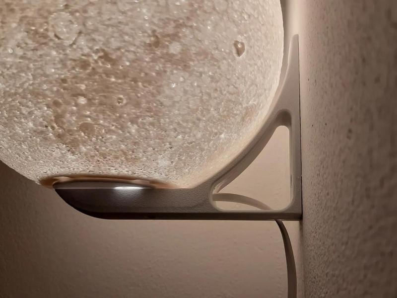 Moon lamp "L" wall mount   