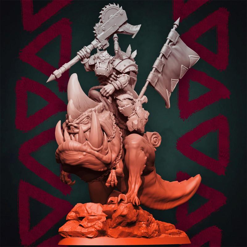 MrModulork's Hunter Cavalry Squadboss on Rammonsta - Modular Kit